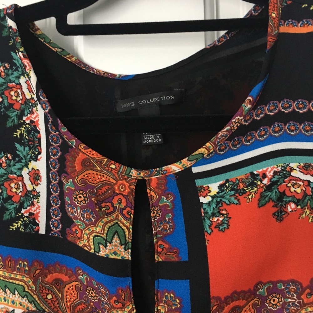 Patterned dress with lining - Picture 2 of 5